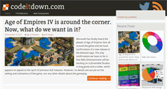 Desktop Screenshot of codeitdown.com