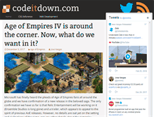 Tablet Screenshot of codeitdown.com